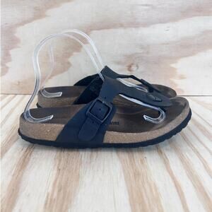 Cushion Aire - Leah Cork Footbed - Sandals - Black/Brown - Women's - 8.5M